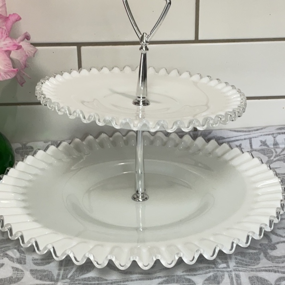 Fenton Silvercrest Two-Tier Serving
